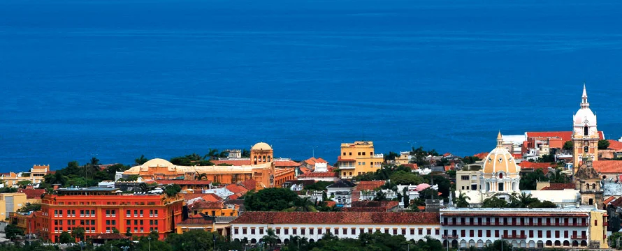 Skyline of the Walled City of Cartagena Colombia. Phography by © Kiko Kairuz. 