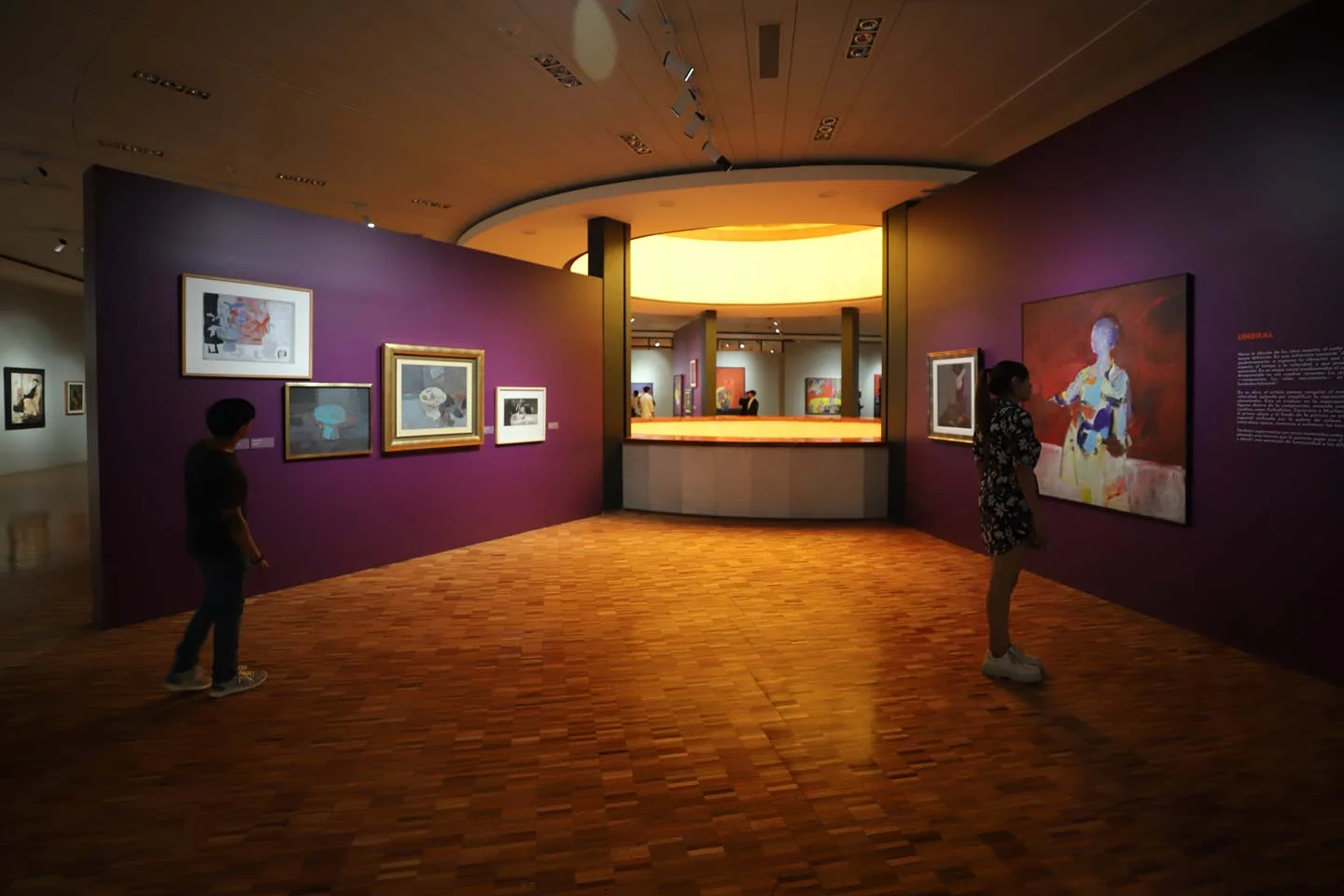 Salas de exhibición, colección permanente del Museo de Arte Moderno MAM, Ciudad de México. Foto por © Kiko Kairuz 2024.