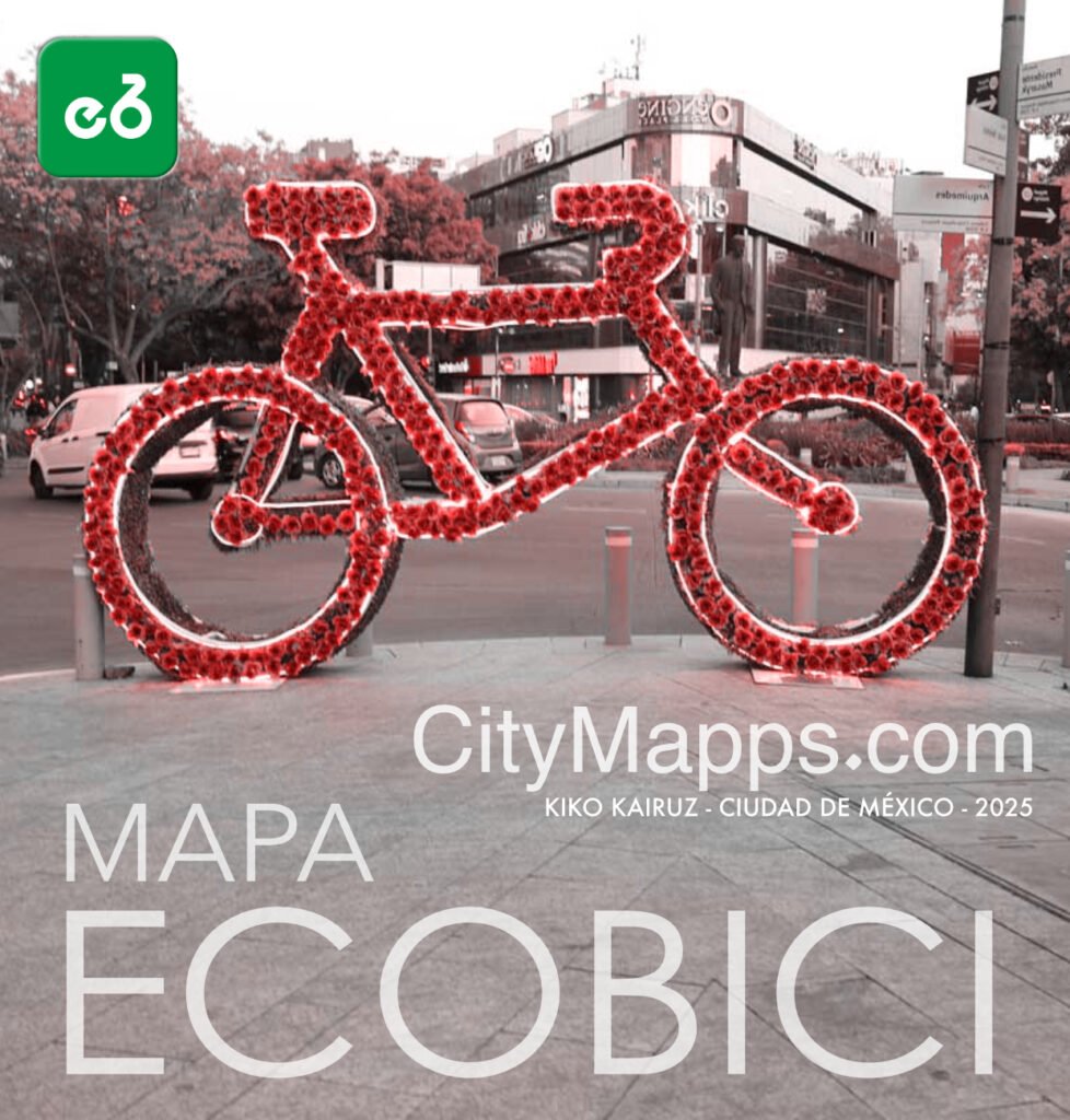 mapa ecobici CityMapps.com
