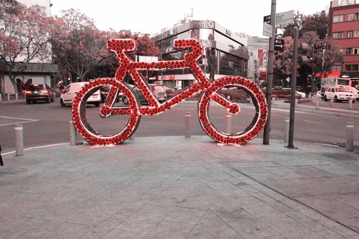 MAPA DE CIUDAD DE MÉXICO FÁCIL 2026 17 mapa Ecobici estación Masaryk, Ciudad de México. Foto © Kiko Kairuz