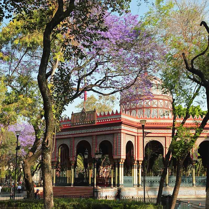 CDMX CURATED MAP 2026 CityMapps™ | Powered by UBER 16 Santa María la Ribera - Kiosko Morisco - CDMX Curated Map. Photo by © Kiko Kairuz